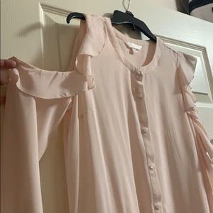 LC Lauren Conrad button up blouse